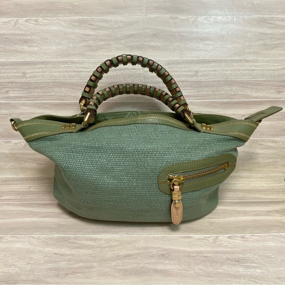 ORYANY / Fabric & Leather Boho Hobo Purse